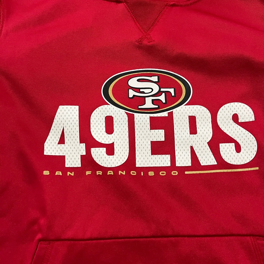 Nike Red San Francisco 49ers Pullover Hoodie - Picture 2 of 4